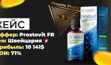 Кейс на оффер «простатит» от команды Private Profit