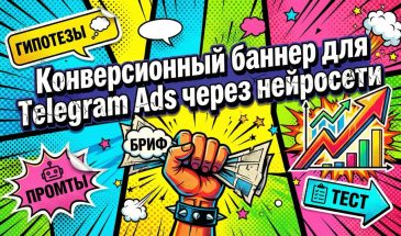 Гайд: Как создать конверсионный баннер для Telegram Ads через нейросети